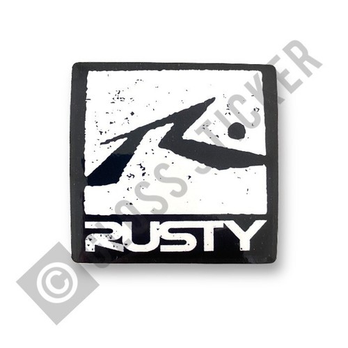 Rusty classic surf sticker - classic,