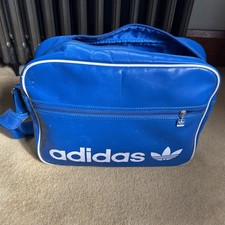 Adidas Messenger Bag Blue with Trefoil Logo