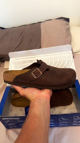 Birkenstock boston brown - boston, bs