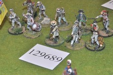 25mm 7YW / french indian war - british infantry 10 figs - (129689)