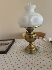 Vintage Brass Oil Lamp Lewtas
