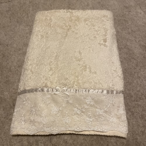 Lace edged cream - lace,