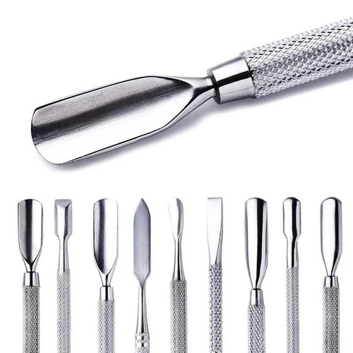 Cuticle nail pusher spoon - pusher,