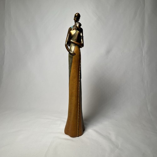 African tribal couple statue - tribal,