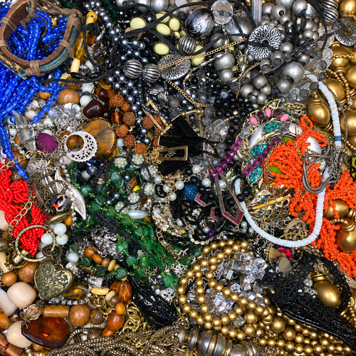 Vintage costume jewellery job - jewellery,