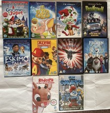 10x Kids DVDs Movies Bundle Childrens Mixed Family 