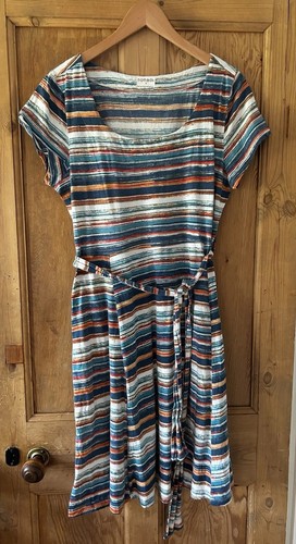 Lovely stripy casual dress - stripy, by