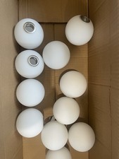 White Globe Glass Shade