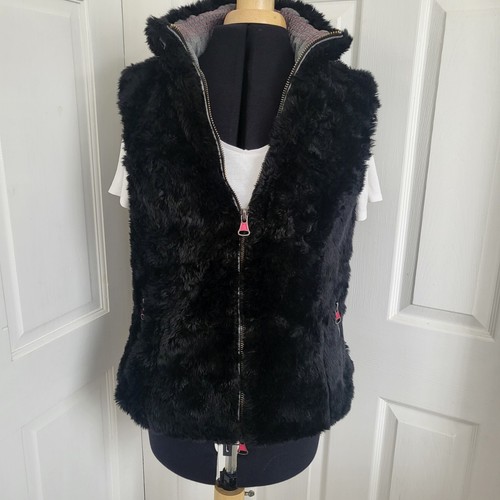 Superdry womens black - black, fur