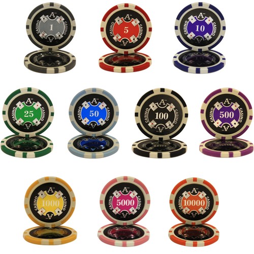1000pcs 14g ace casino clay - casino,