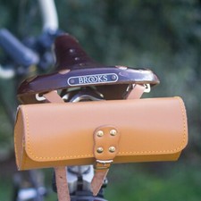 Natural leather tool bag - natural,