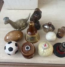 Set of 11 Empty Miniature Bottles