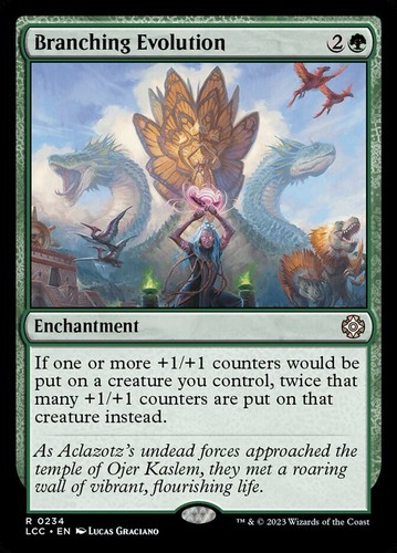 Mtg branching evolution - evolution, ~
