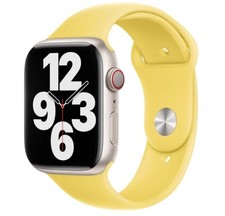 OFFICIAL GENUINE APPLE WATCH 44MM 45MM 46MM 49MM SPORT BAND LEMON ZEST YELLOW
