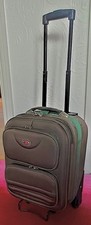 Attractive, Robust Travel Luggage-Trolley Case + padlock, 51x34x21cm. Expandable