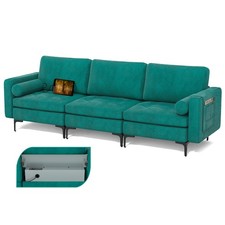 Modular 3-Seat Sofa Couch w/