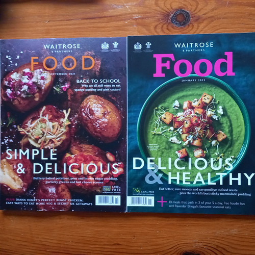 Waitrose food magazine - food,