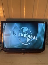 Hitachi TV 22 Inch Television Freeview Player HDMI Scart No Remote Gaming CCTV