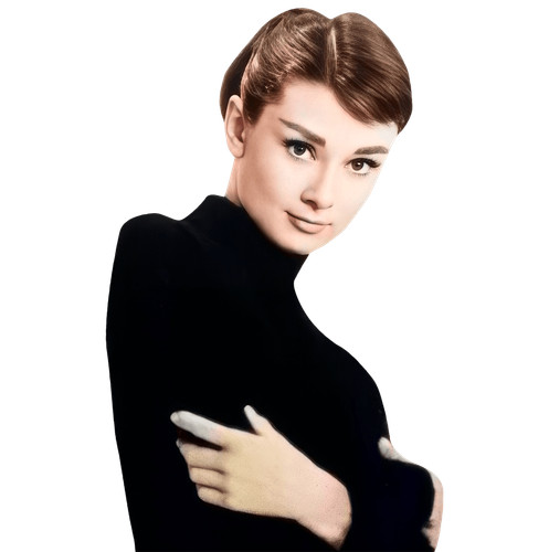 Audrey hepburn - audrey, (black
