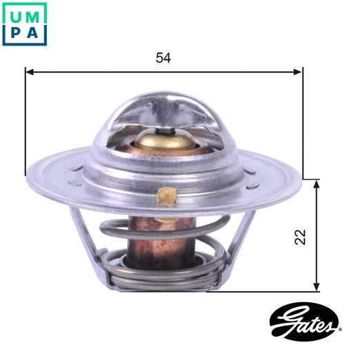 Thermostat coolant th12888g1 - thermostat,