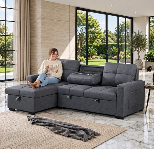 Seater corner sofa bed - sofa,