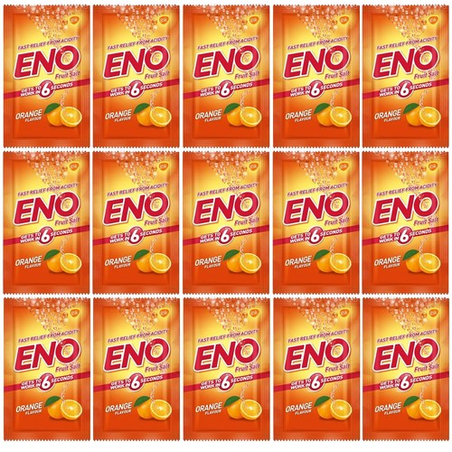Eno fruit salt orange antacid - orange,