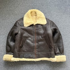 Vintage 90s Brown Shearling