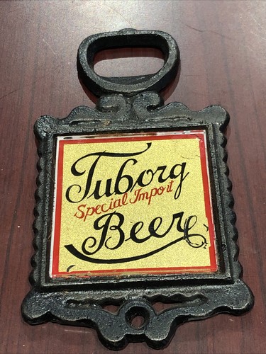 Vintage cast iron tuborg - vintage,