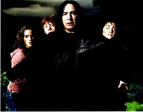 Alan rickman signed 11x14 - signed,