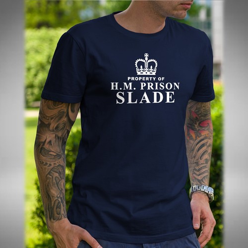 Hmp slade prison shirt funny - slade,