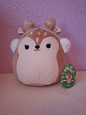 Squishmallows Dawn The Fawn With Earmuffs. 7.5 Inch With Tag