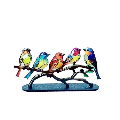 Bird ornaments double - bird,