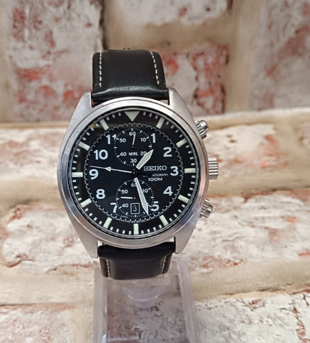 Seiko chronograph field watch - seiko,