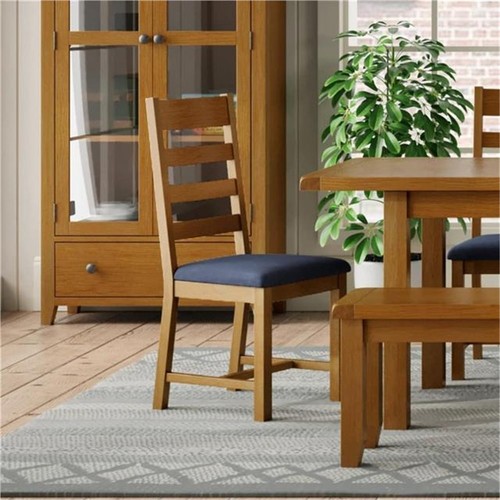 Oak ladderback dining - oak, chair
