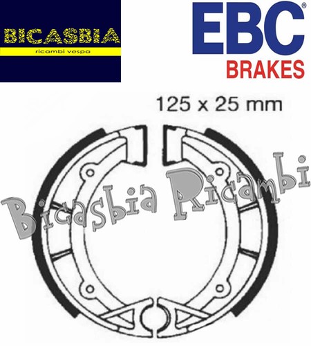 15116 brake shoes ebc fantic - 15116,
