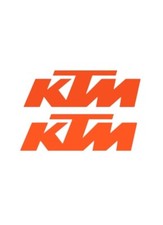 KTM x2 LOGO STICKER DECALS
