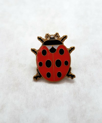 Ladybird enamel pin badge - enamel,