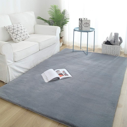 Natural faux rabbit fur - natural,