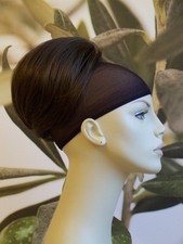 MEDIUM  BROWN " BEEHIVE " BUN