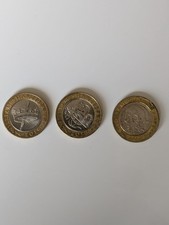 William Shakespear £2 Coin Set.  3 Coins in all.  
