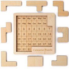 Daily Calendar Puzzle Wooden