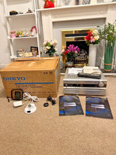 Onkyo TX-SR875 Silver 7.1 THX AV Receiver w/ Remote & Accessories Fully Working