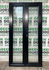 THIN ALUMINIUM FRENCH DOORS DOUBLE GLAZED OUTWARDS OPENING GLAZED EXTERNAL