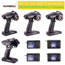 DUMBORC X6P 6CH 2.4G RC Radio Controller Transmitter w/ P6DC Receiver for RC Car