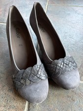 GABOR Dark Grey KISS Suede