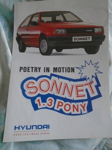 Hyundai pony sonnet - pony,