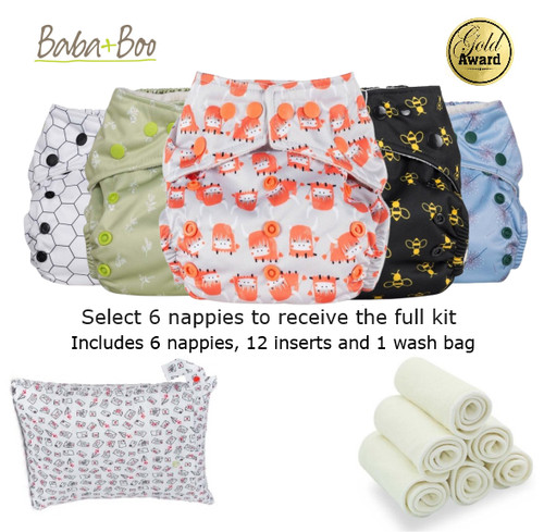 Reusable nappies bundle full - reusable,