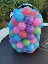 84 Soft Pit Balls+ 6 Skittles in A Net Bag