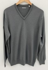 Ashworth Merino Golf Jumper Grey Size L