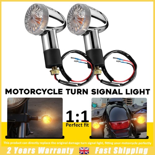 Chrome motorcycle turn signal - chrome,